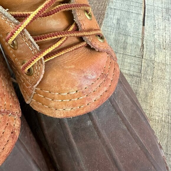 Vintage LL Bean Maine Hunting Shoe Size 6 Mens Duck Boots Waterproof - Picture 5 of 11